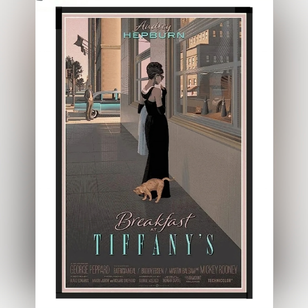 Tiffany & Co. 8 1/2"x11" Framed Wall Art